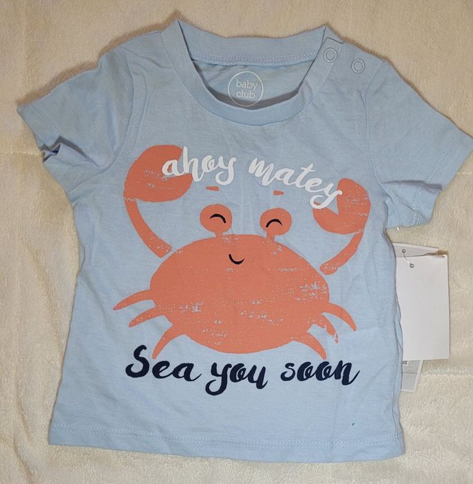 Футболка з крабиком