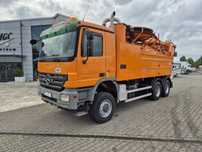 Mercedes-Benz ACTROS 3344 A 6X6  / 6X6 / WIEDEMANN KW 3000 / WÓZ ASENIZACYJNY / UNIKATOWA ZABUDOWA / SERWISOWANY /  PIERWSZY WŁAŚCICIEL / 8000L - 6000L /  Najtańszy w EU! Unikatowa beczka Wiedemann, 6X6, Serwisowana, Super!