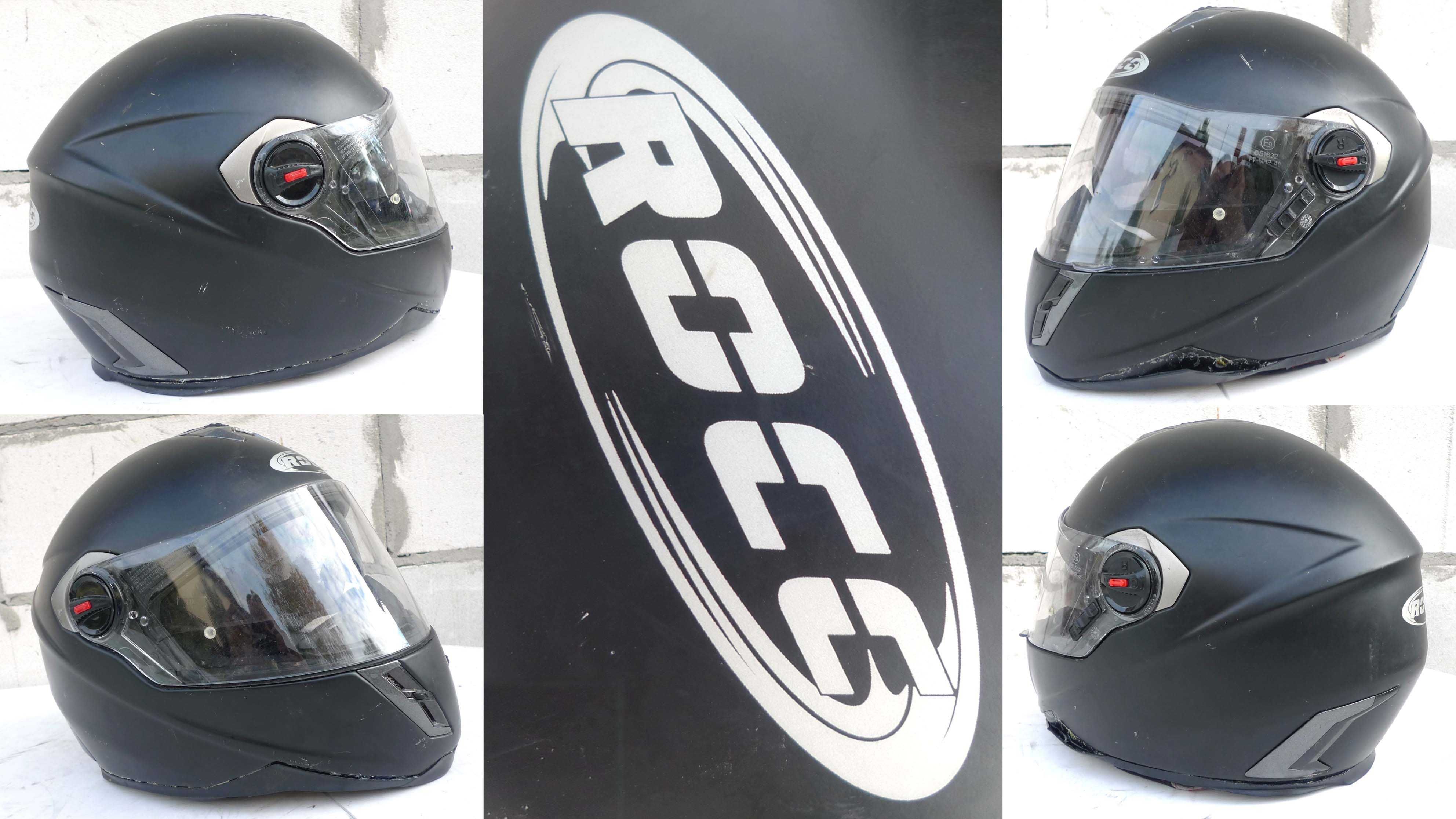 Kask motocyklowy ROCC model ECER22-05 rozmiar XXL blenda