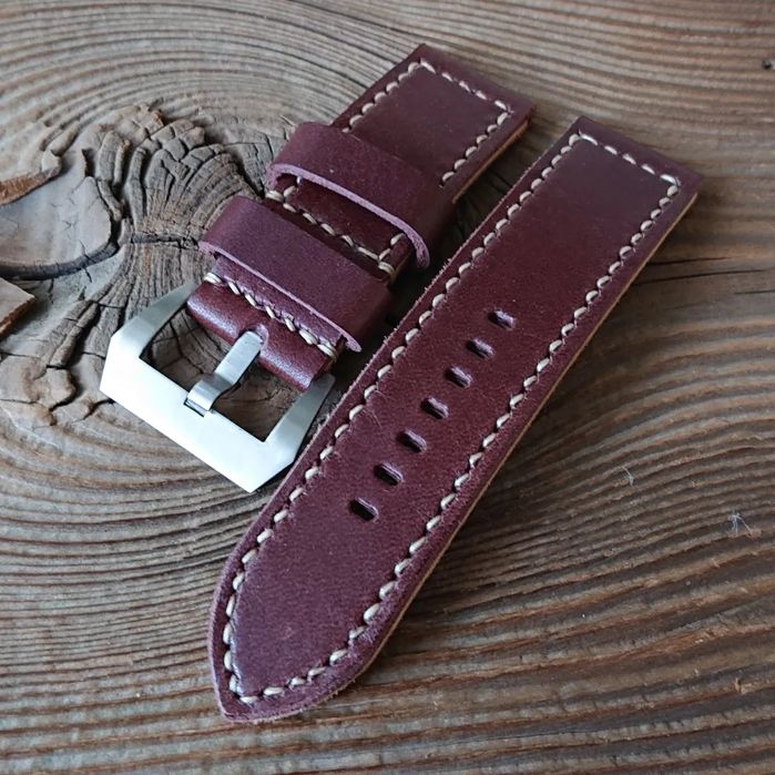 Pasek do zegarka Panerai 26 mm handmade skóra ręcznie robiony