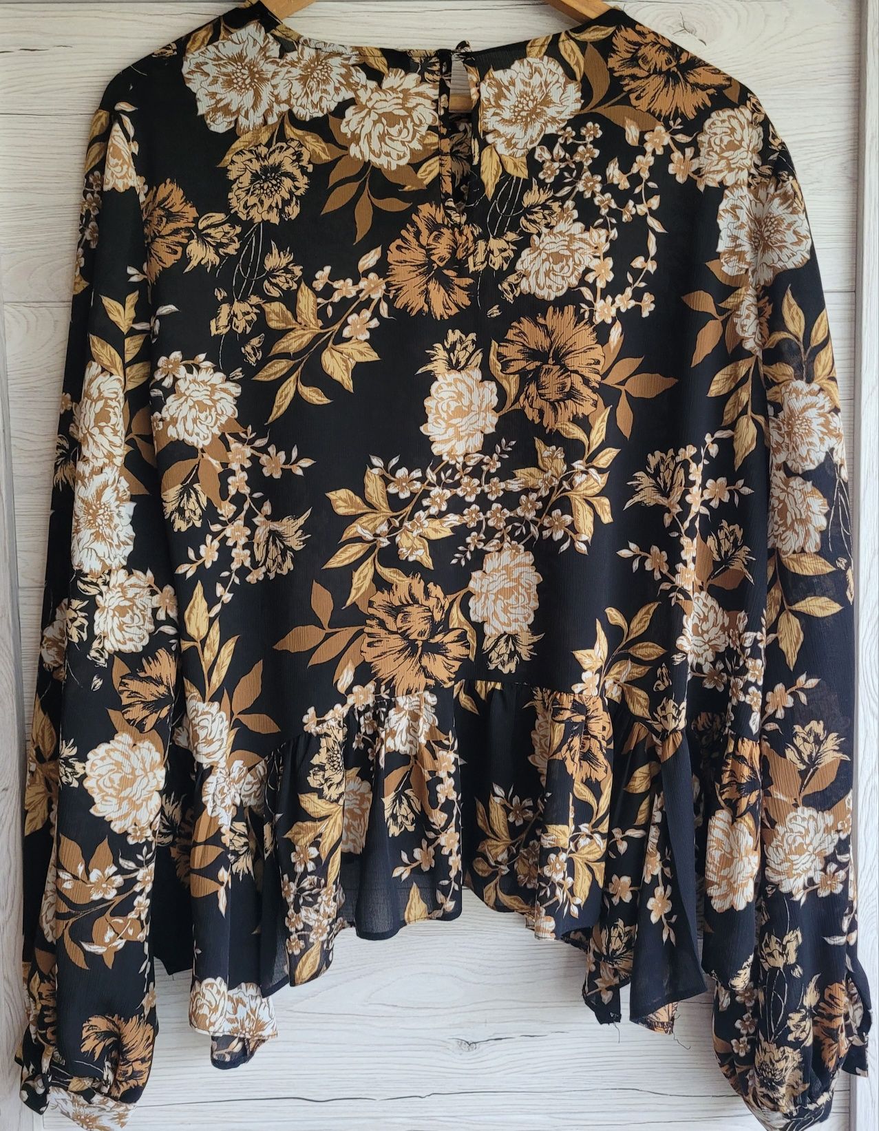 Śliczna elegancka koszula efektowny print kwiatowy XXL Primark