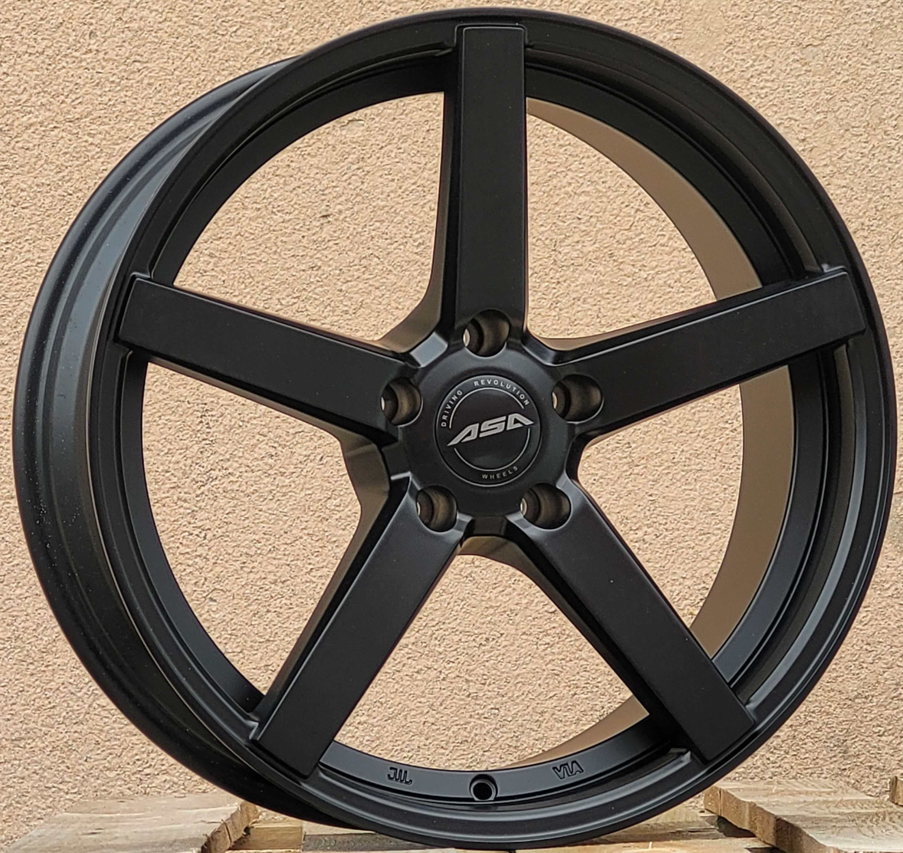 Nowe Felgi Asa 19x8,5 ET 15 Bmw E60 E61 E90 F30 F10 Czarne Mat