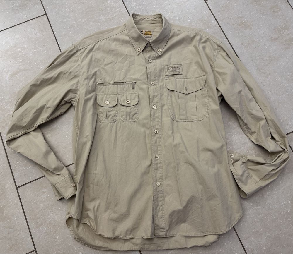 Camel Trophy męska koszula vintage L/XL jak nowa, militarna/ sportowa