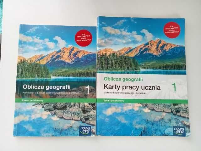 "Oblicza geografii 1" zestaw podręcznik i ćwiczenia do geografii