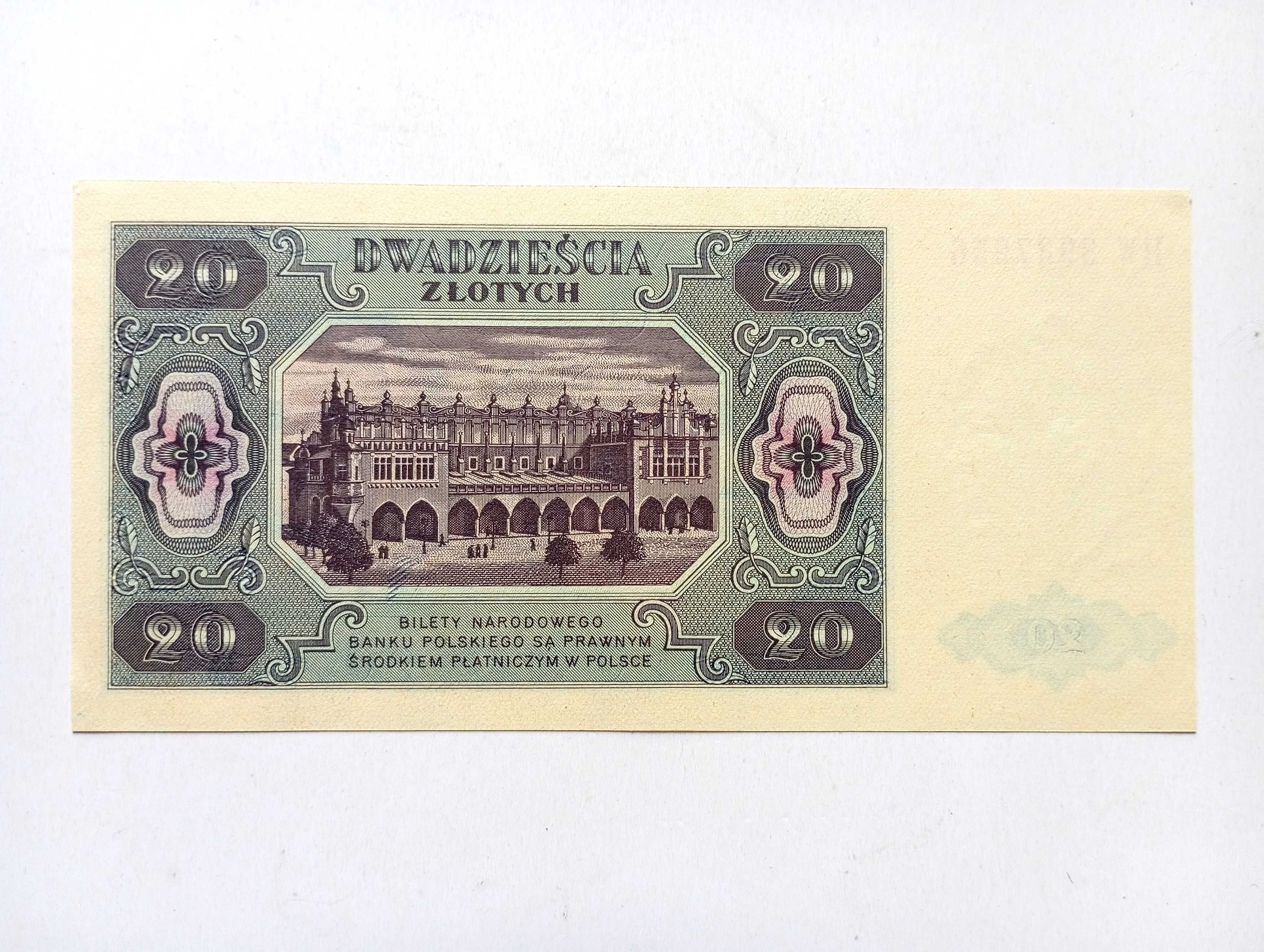 20 zł  1948    - HW -   st.  UNC-