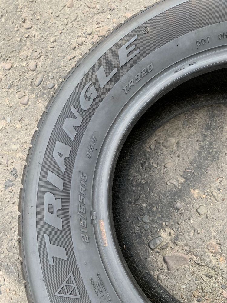 Шини 215/65 R15 пара Triangle 2021p літо 7,6мм