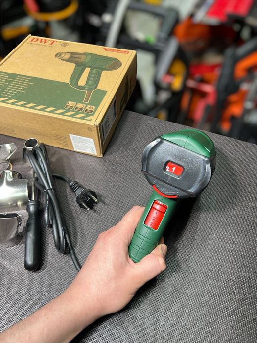 Строительный фен DWT HLP20-600 K - 2000 Вт Регулировка температуры