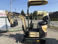 Minikoparka MEYER X1000 - 880KG - 3 łyżki - Świece żarowe - Leasing