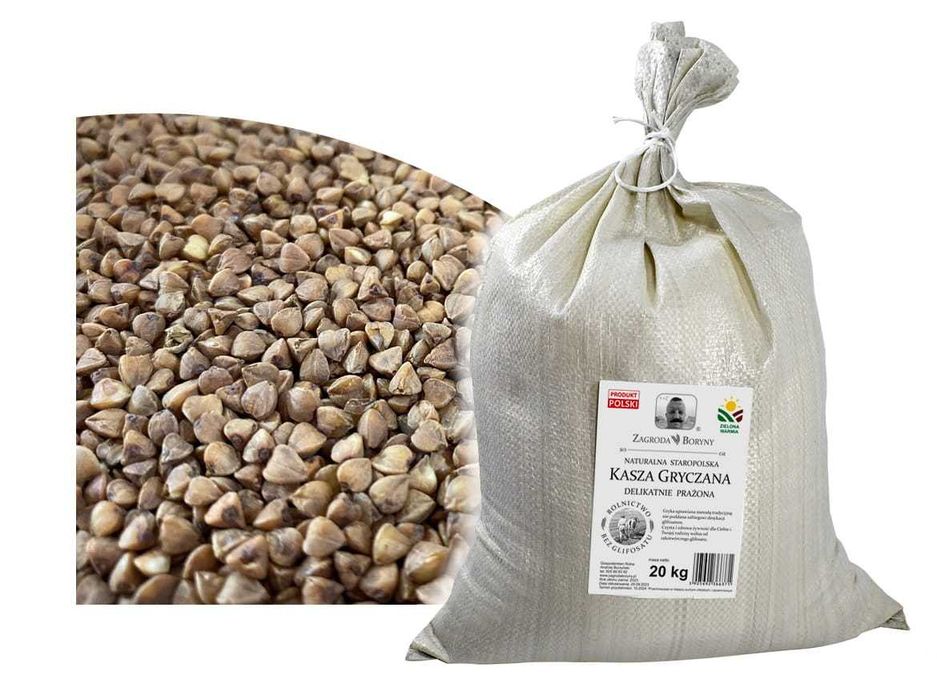KASZA Gryczana Delikatnie Prażona 20KG Warmia bez glifosatu