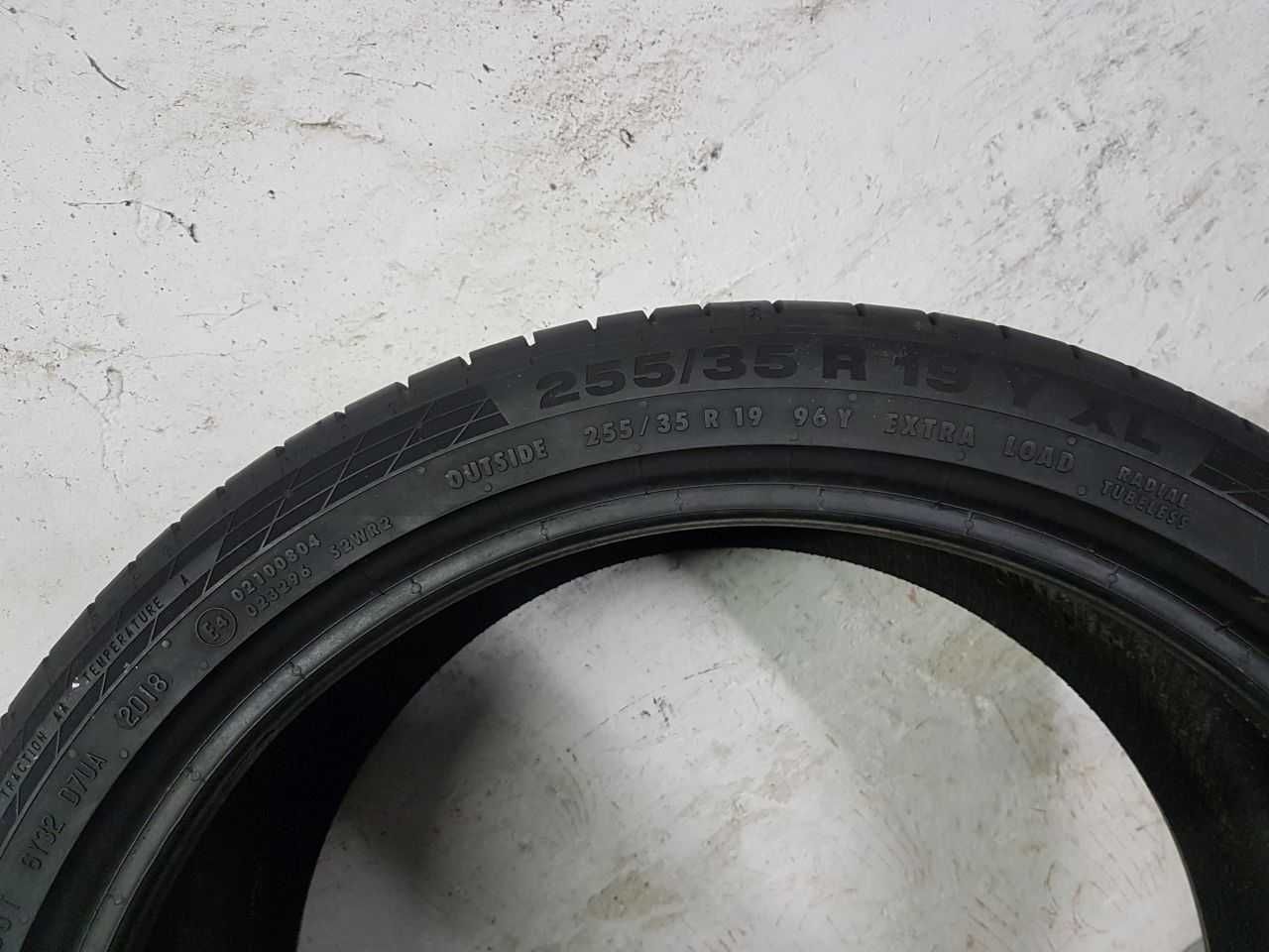 Opona pojedynka letnia 255/35R19 6,5mm Continental ContiSportContact 5