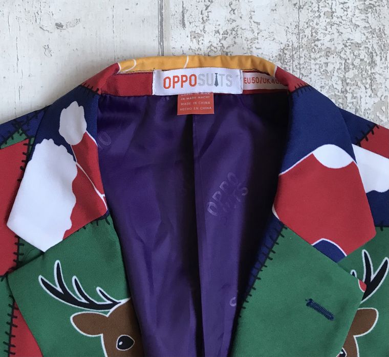 Swiąteczny Garnitur Męski OppoSuits 50 Unikat Rare Idealny !