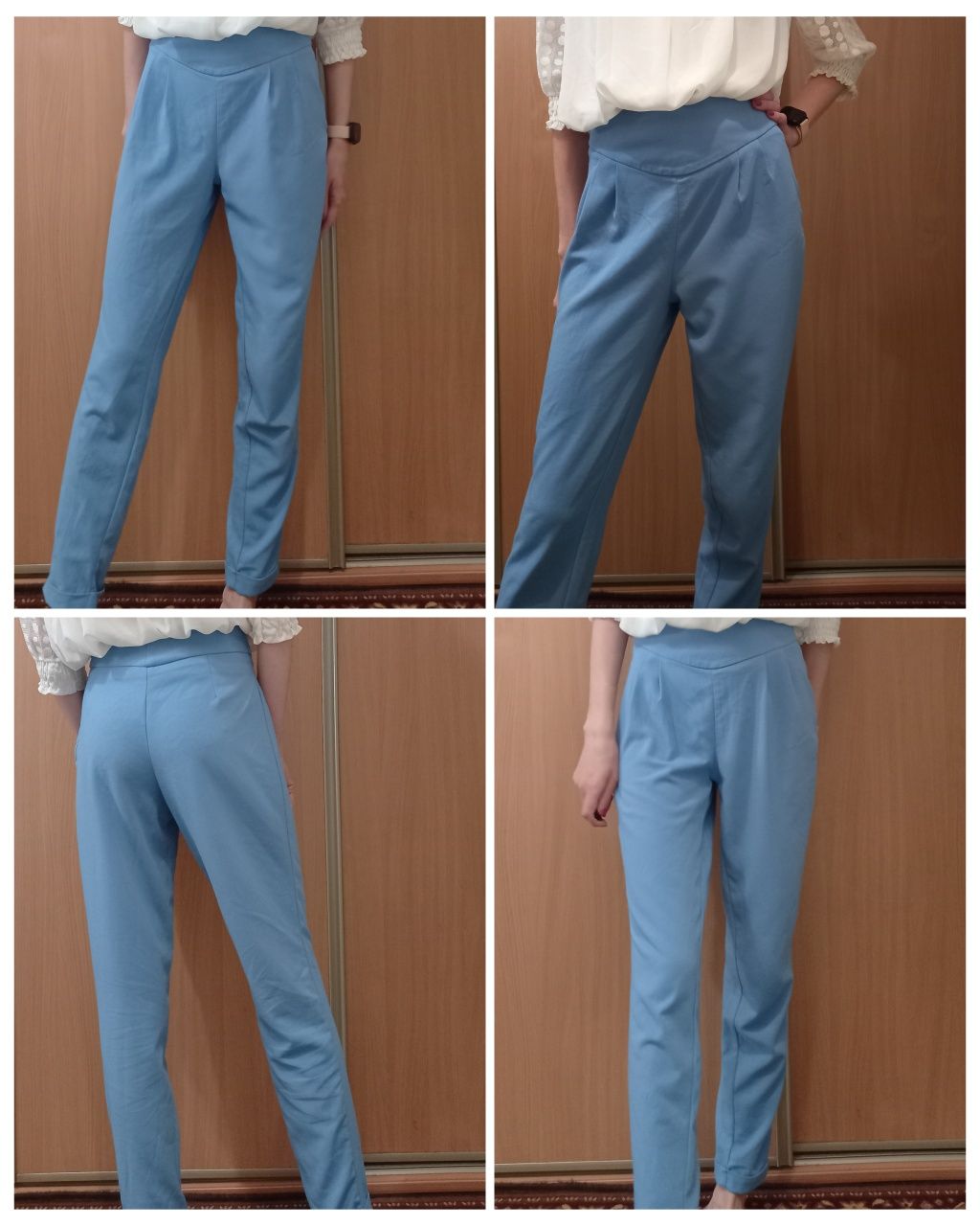 Штини брюки жіночі класичні чорні голубі блакитні літні підліткові
