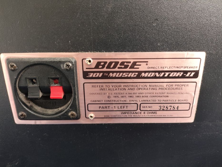 Bose 301 monitor series ii