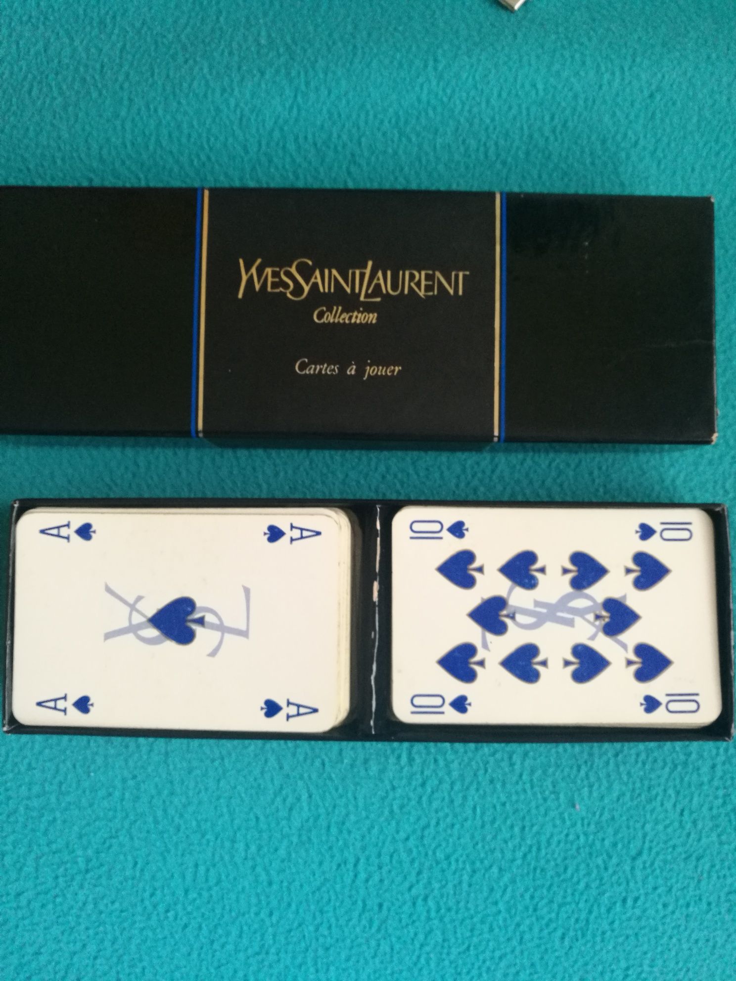 Baralho de cartas vintage  Yves Saint Laurent