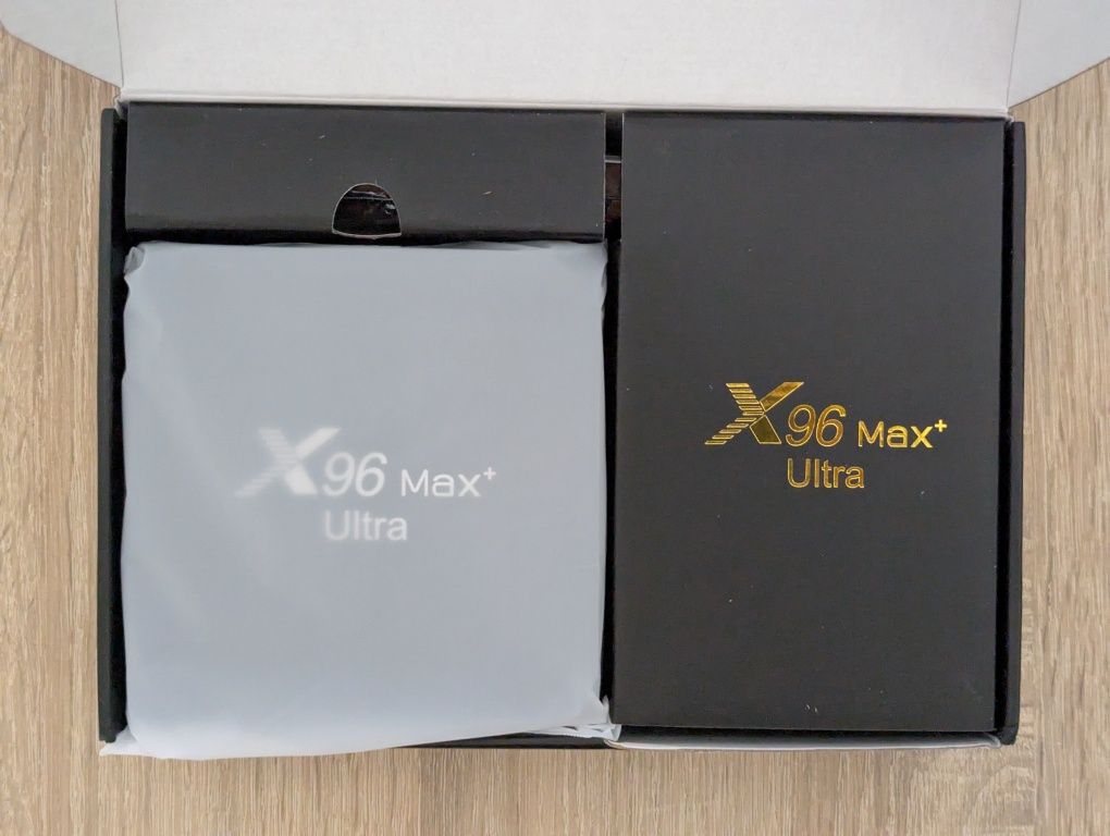 ТВ приставка X96 Max+ Ultra (4/32) з aеропультом G10S.