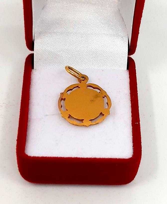 Złoty medalik Matka Boska Częstochowska PR.500 W:2,56gr InterSKLEP