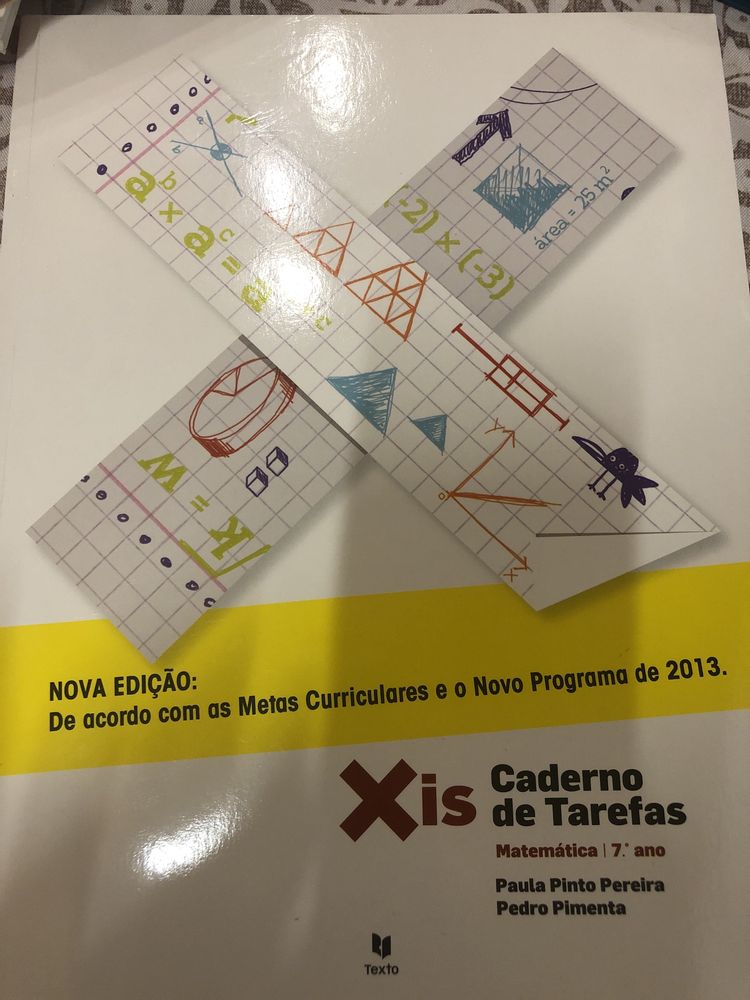 Caderno de atividades de matemática "Xis" 7.° ano