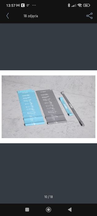 Zestaw taśm do fitnessu CRIVIT, 4-częściowy