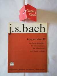 nuty "koncert D moll" J.S. Bach