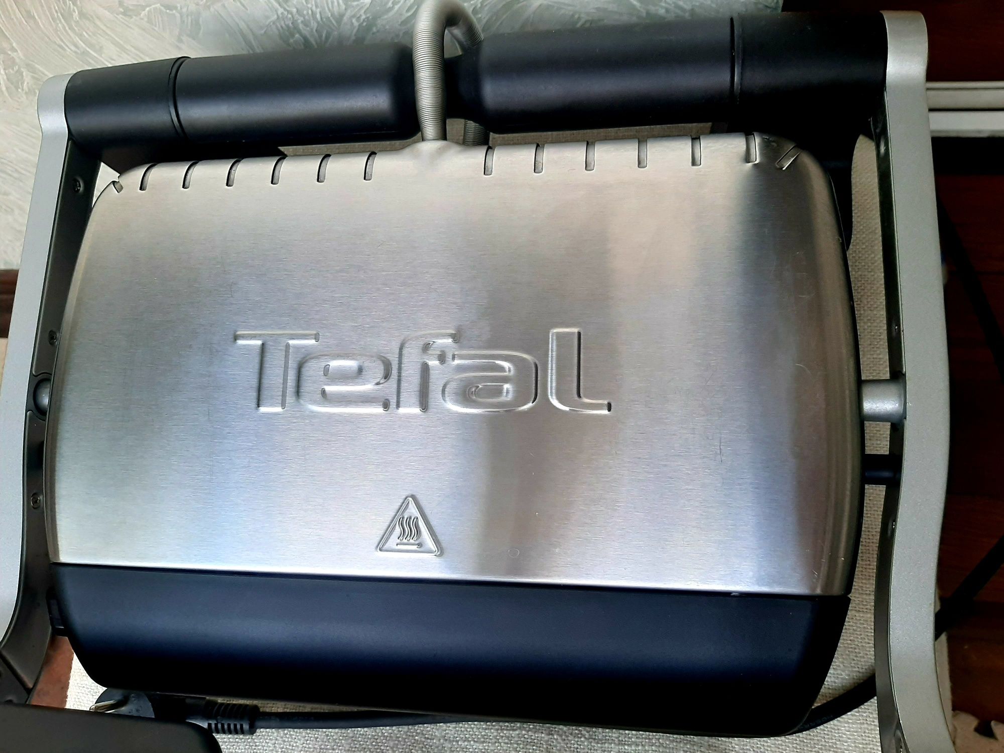 Гриль TEFAL GC716D12 OptiGrill+. Вафельница