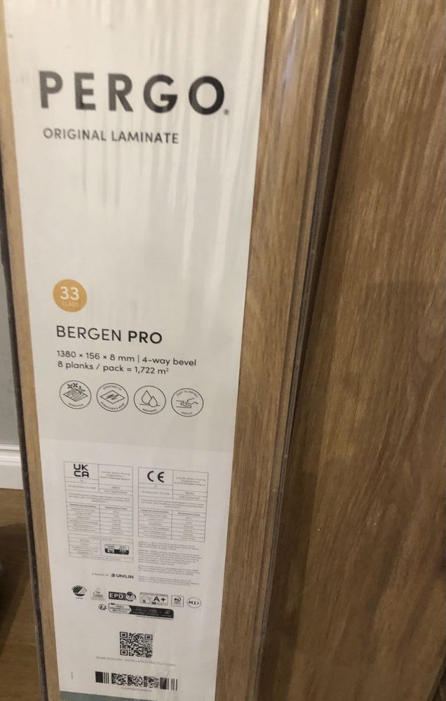Nowe panele laminowane Pergo Bergen Pro 2 paczki