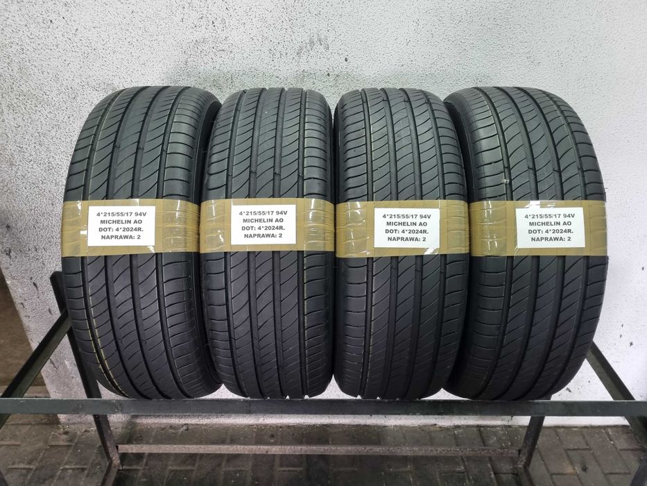 215/55/17 94V Michelin Primacy 4 AO KOMPLET MONTAŻ WYSYŁKA K-lin