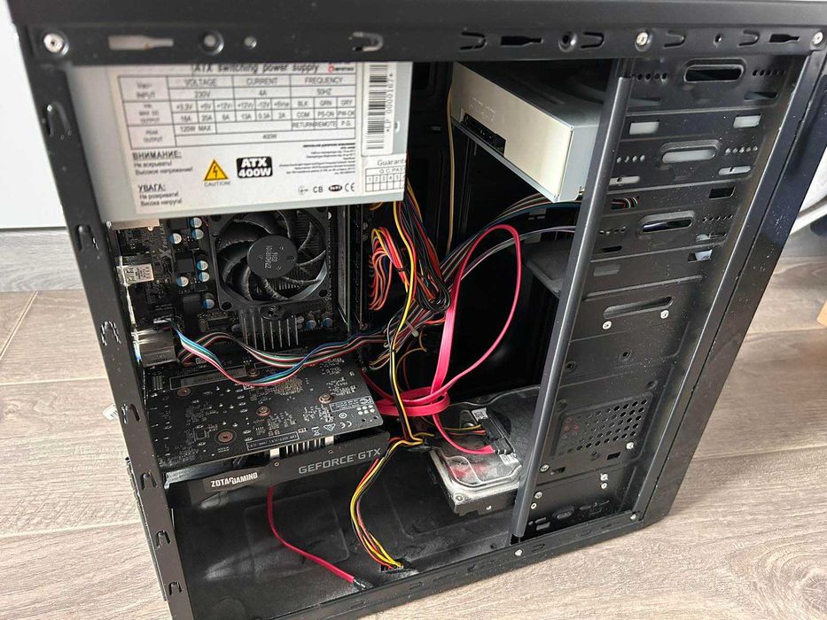 Продам ПК, новая карта GTX 1630 4GB, 16 GB RAM, AMD 6-core 3.5