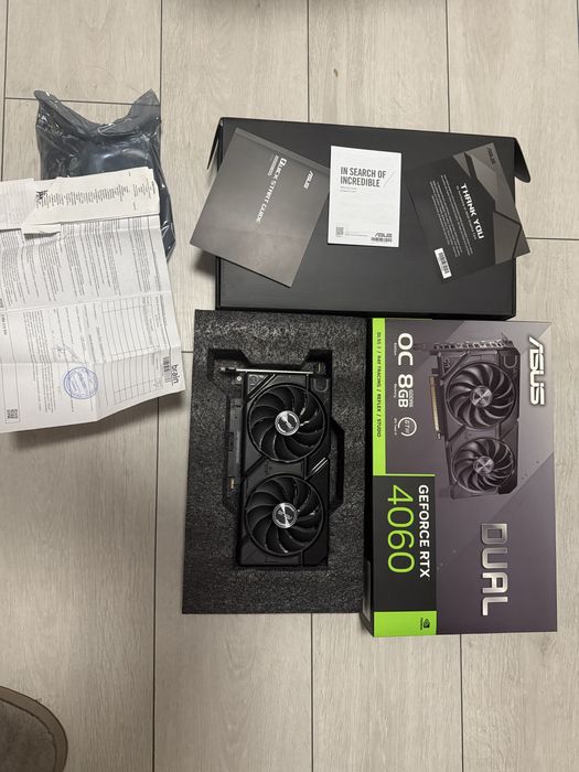 Видеокарта Asus GeForce RTX 4060 DUAL EVO 8GB GDDR6 ЧЕК!