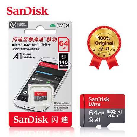 Szybka karta pamięci SANDISK ULTRA micro SDXC 64GB