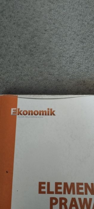 Książka elementy prawa
