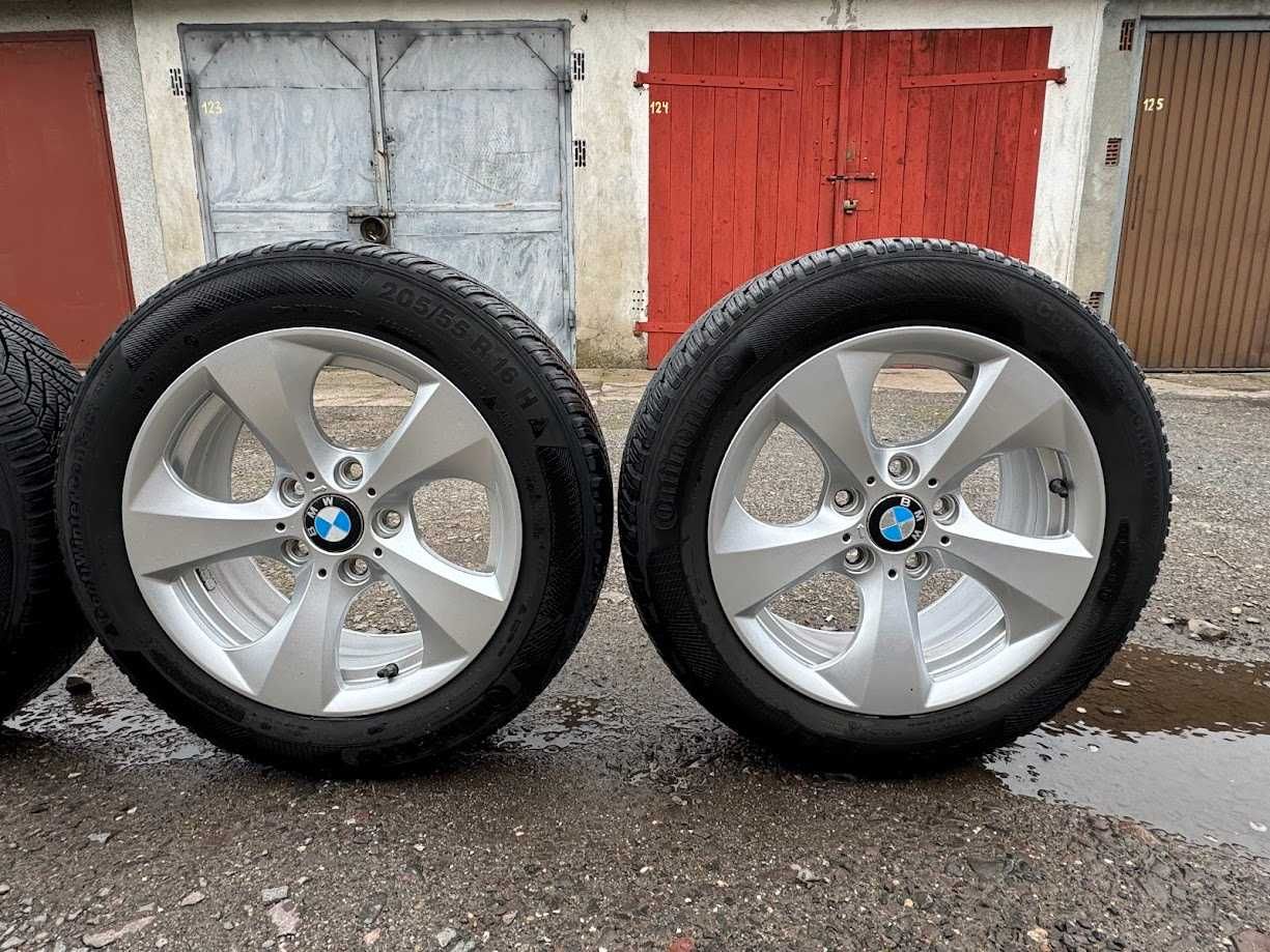 Koła zimowe BMW 16 cali 5x120 opony Continental 205/55 R16