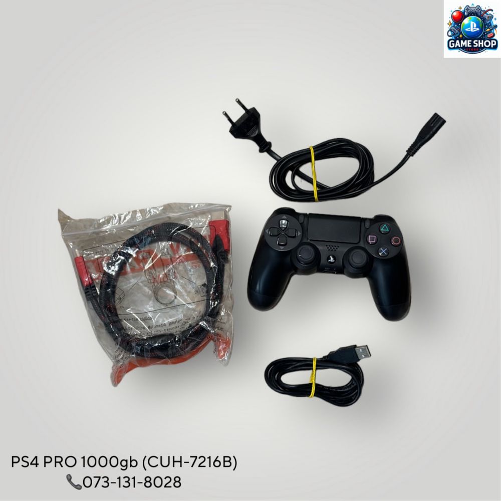 Ігрова Приставка Sony PlayStation 4 PRO 1000gb (CUH-7216B)  плейстейшн