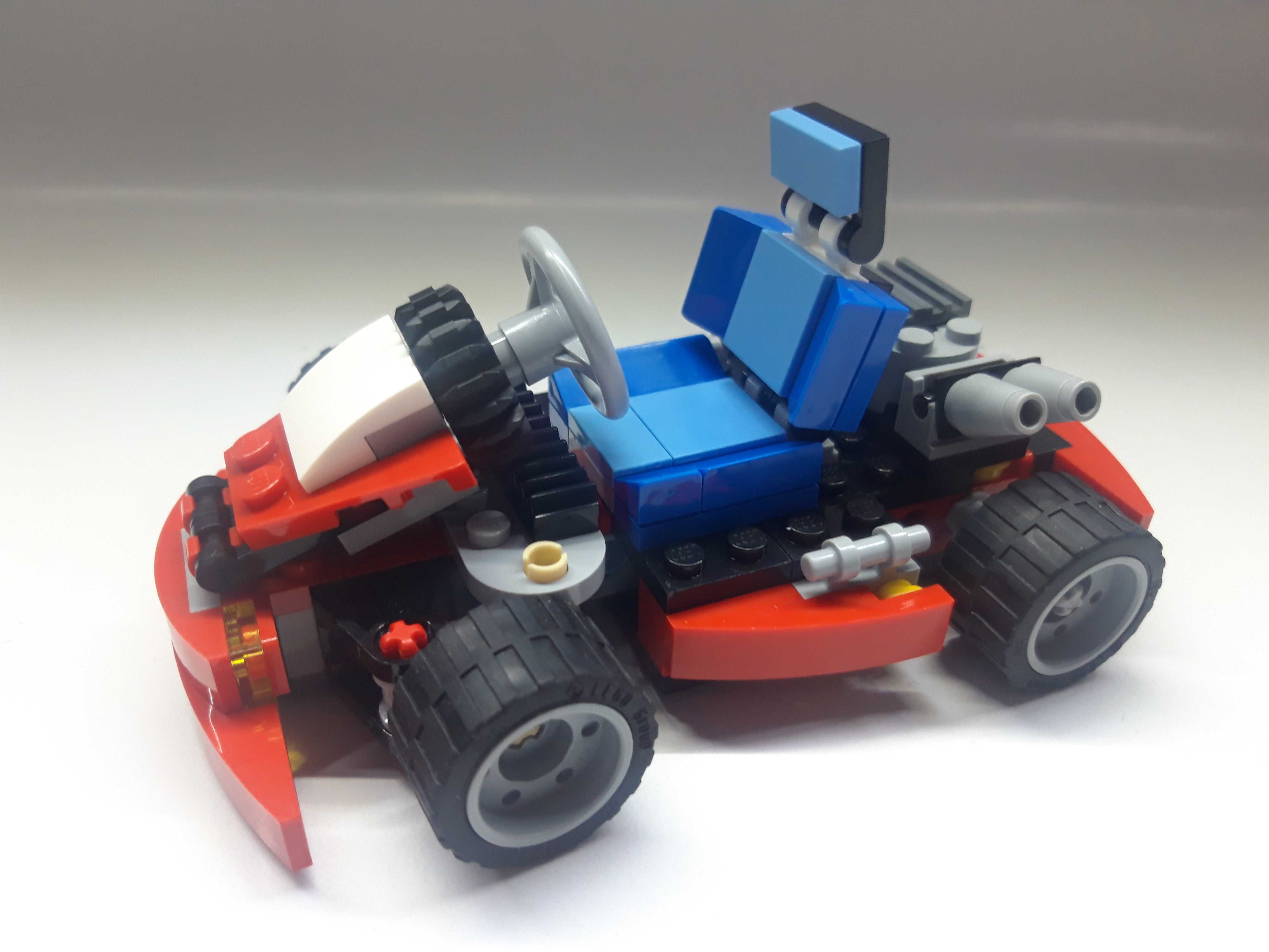 LEGO Creator 3w1, 31030- Czerwony gokart 100% kompletne