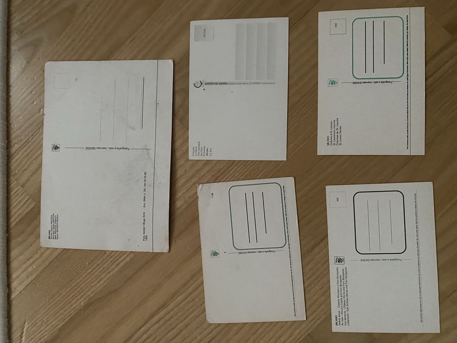 Milano Włochy Pocztówka niezapisana