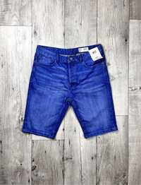 Denim co. slim шорты w33 размер новые джинсовые синие оригинал