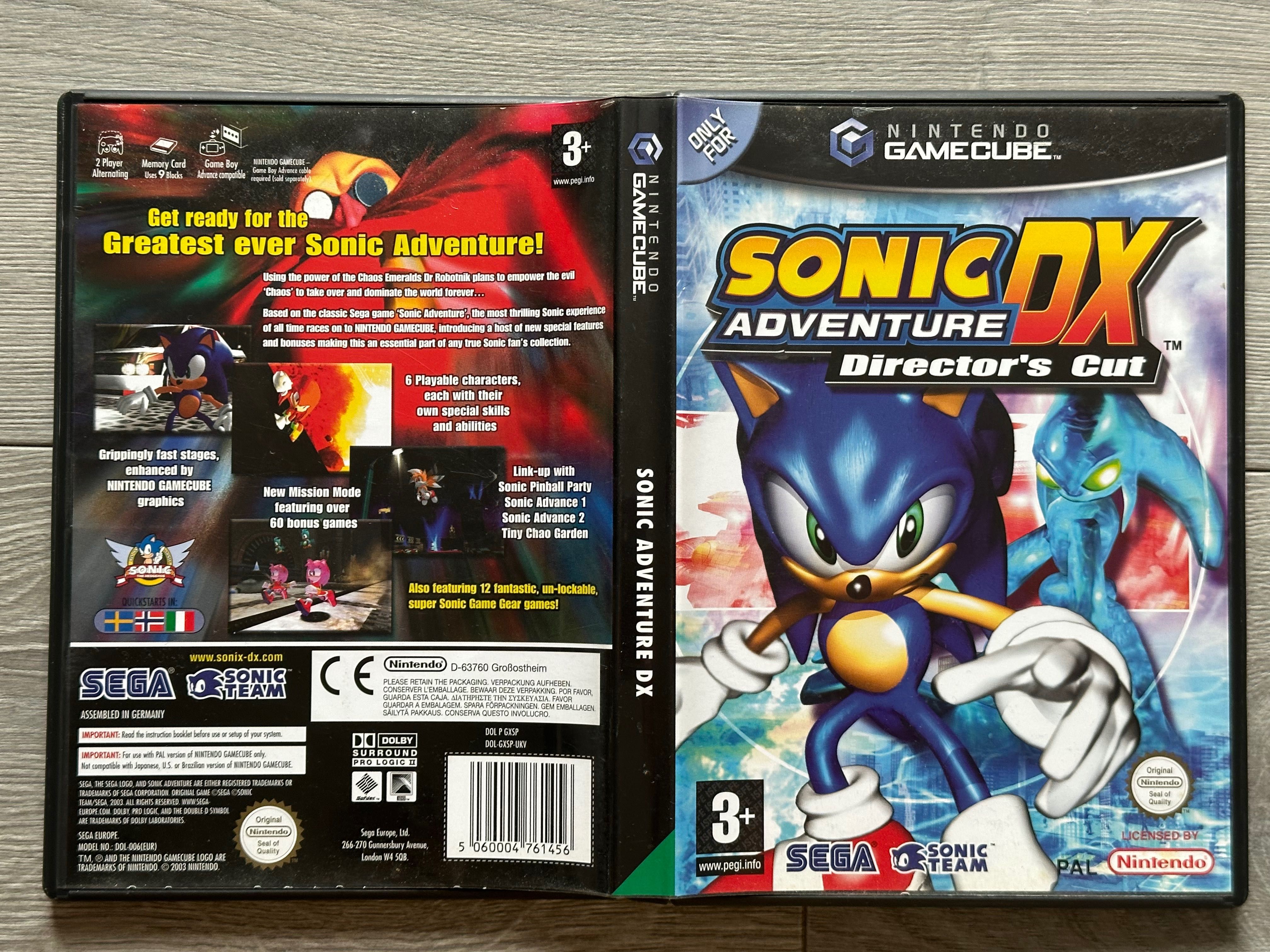 Sonic Adventure DX: Director's Cut / GameCube