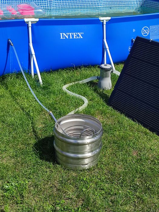 Podgrzewacz wody do basenu basen jacuzzi piecyk piec do wody na drewno