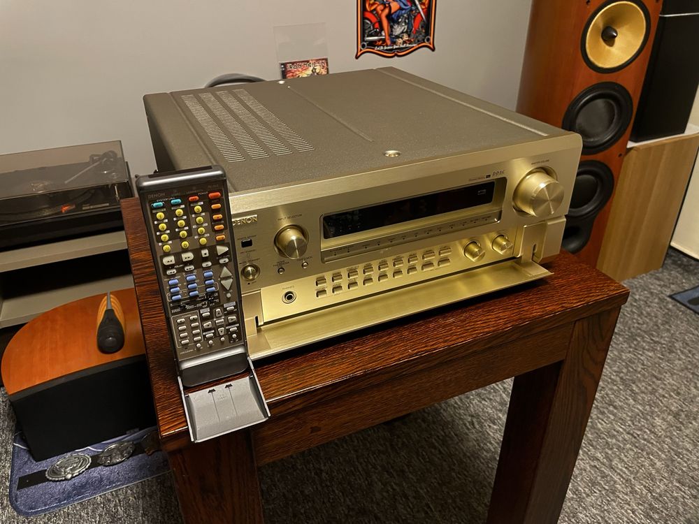 Wzmacniacz amplituner kina domowego DENON AVC A1D z pilotem