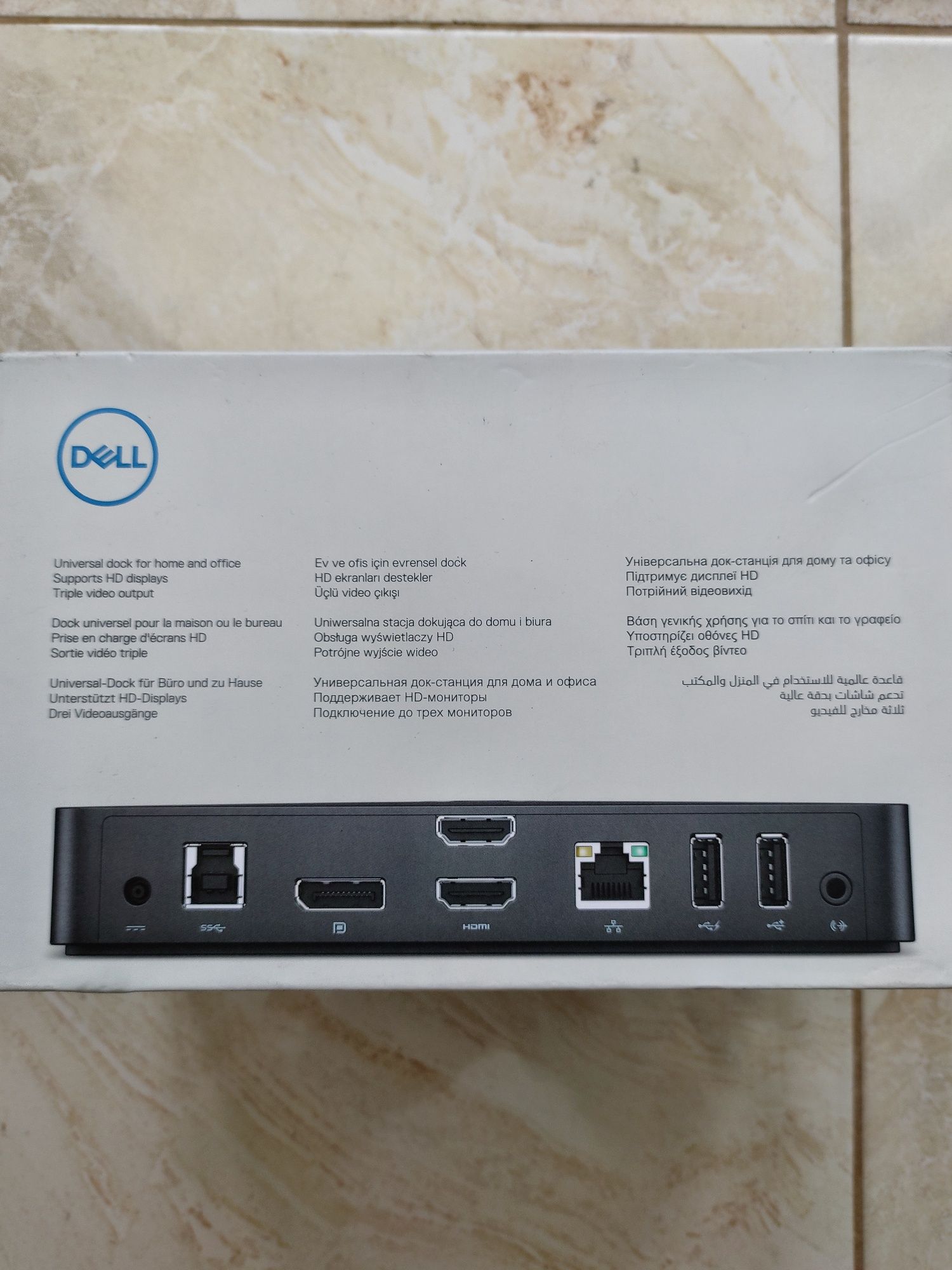 Новий Порт-реплiкатор Dell USB 3.0 Ultra HD Triple Video Docking Stati