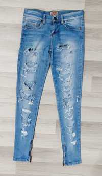 S / M jeans przetarcia bershka