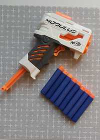 Pistolet Nerf N-Strike Modulus Grip Blaster + 8 strzałek + 5 gratis