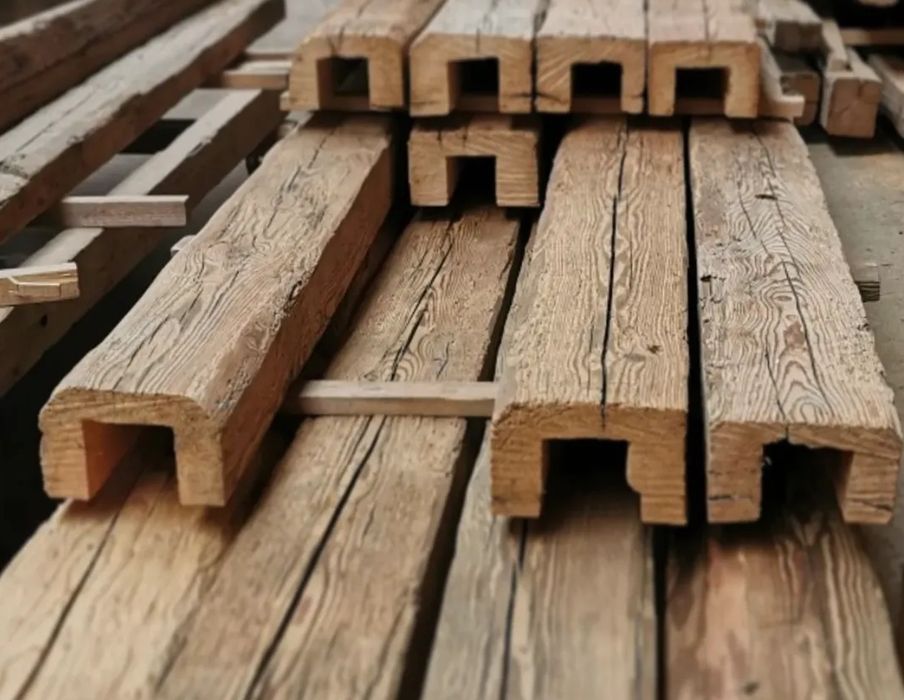 Пустотілі фальш-балки з натурального дерева Легкі та міцні дуб та хвоя