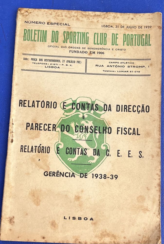 Boletim do Sporting Club de Portugal