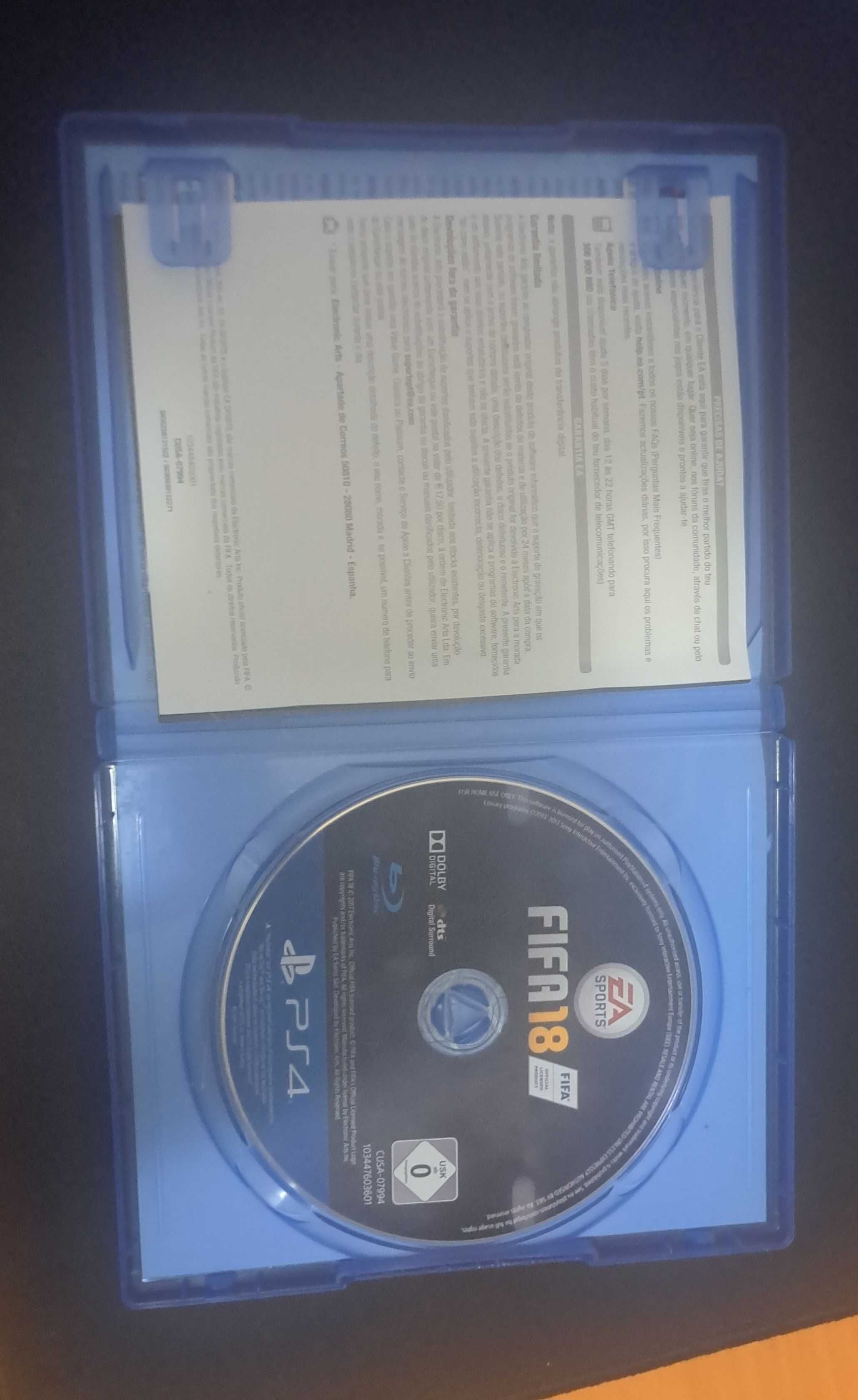 Venda do Fifa 18 para a Ps4