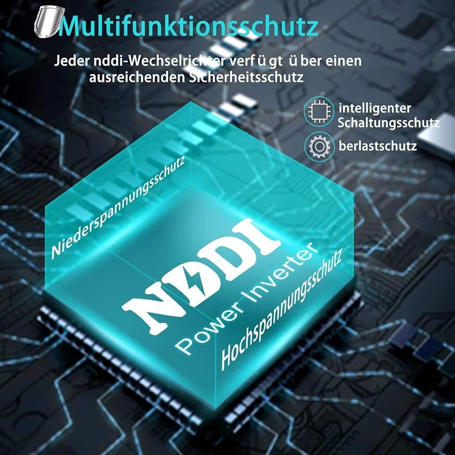 Автомобильный инвертор NDDI 150 Вт, преобразователь постоянного тока
