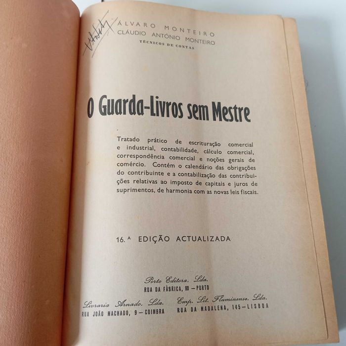 O Guarda-Livros sem Mestre - Álvaro Monteiro