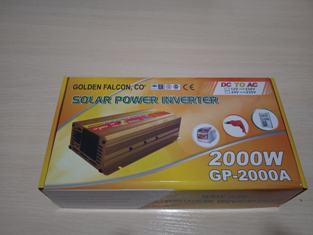 Инвертор 12/220 Golden Falcon 2000Вт