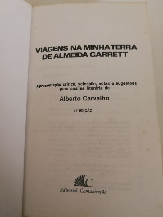 Viagens na minha terra - Livro
