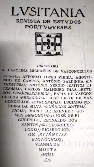 Lusitânia (1924) revista estudos portugueses