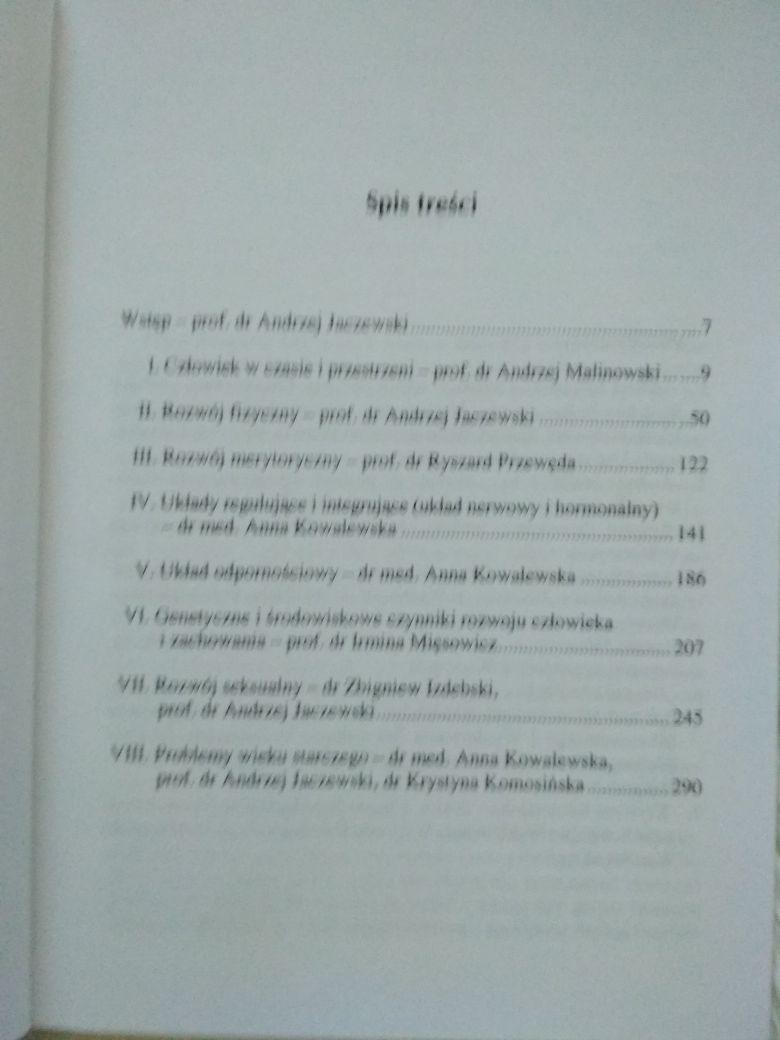 Biologiczne i medyczne podstawy rozwoju i wychowania